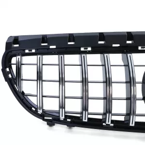 Grilă sport neagră lucioasă cu crom, potrivită pentru Mercedes B-Class W246 14-18-image-6193666