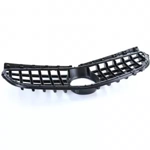 Grilă sport neagră lucioasă cu crom, potrivită pentru Mercedes B-Class W246 14-18-image-6193668
