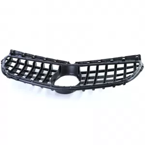 Grilă sport neagră lucioasă cu crom, potrivită pentru Mercedes B-Class W246 14-18-image-6193669
