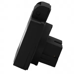 Caravan awning external socket with flap black Schuko 220 volt