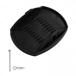 Support plate pad for telescopic supports caravan trailer