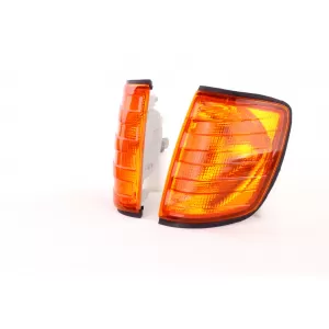 Indicator orange pair for Mercedes W124 sedan C124 coupe S124 estate 85-93