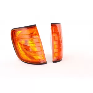 Indicator orange pair for Mercedes W124 sedan C124 coupe S124 estate 85-93