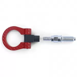 Tow hook tow eye red suitable for BMW E36 E46 E39 E90 E87 Z3 Z4 Mini-image-6193822