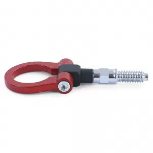 Tow hook tow eye red suitable for BMW E36 E46 E39 E90 E87 Z3 Z4 Mini-image-6193823