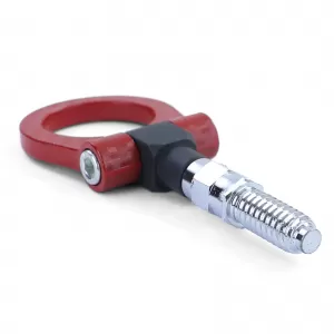 Tow hook tow eye red suitable for BMW E36 E46 E39 E90 E87 Z3 Z4 Mini-image-6193824