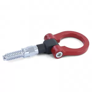 Tow hook tow eye red suitable for BMW E36 E46 E39 E90 E87 Z3 Z4 Mini-image-6193827