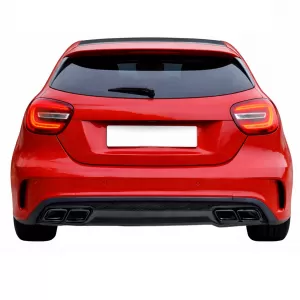 Sport rear bumper + diffuser + tailpipes for Mercedes A-Class W176 2012-2018