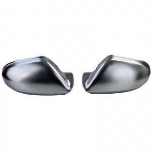 Mirror caps silver matt for replacement for Audi A6 4G 11-18 with lane assist