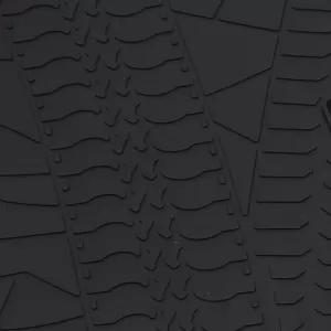 Car Rubber Floor Mats Black Premium Set for Jeep Wrangler JL 4-Door from 2018