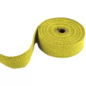 Auspuff Hitzeschutzband Thermoband Gelb bis 900°C  50mmx2mm 10Meter