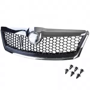 Griglia Sport RS nera cromo adatta per Skoda Octavia 1Z facelift 09-13-image-6193971