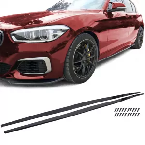 Side Skirt Extension Gloss Black suitable for 1 Series BMW F20 F21 LCI 15-19