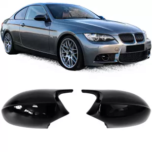 image-0-Csere tükörborítás fényes fekete BMW 3-as E92 E93 facelift előtti modellekhez