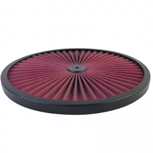 Coperchio del filtro aria con alloggiamento filtro HighFlow nero adatto per Ford Mustang 71-73-image-6194015