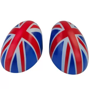 Mirror caps Union Jack blue white red fits for Mini F54 F55 F56 F57 13-18