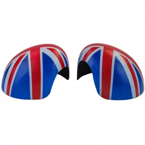 Mirror caps Union Jack blue white red fits for Mini F54 F55 F56 F57 13-18