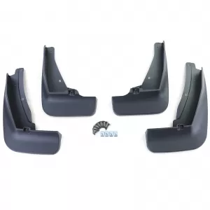 Mud flap set front and rear black for VW Tiguan with R-Line 20-23