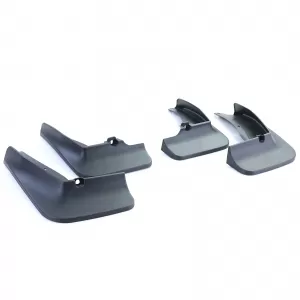 Mud flap set front and rear black for VW Tiguan with R-Line 20-23