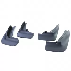 Mud flap set front and rear black for VW Tiguan with R-Line 20-23