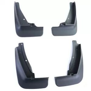 Mud flap set front and rear black for VW Tiguan with R-Line 20-23