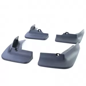 Mud flap set front and rear black for VW Tiguan with R-Line 20-23