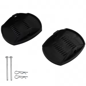 Support plates for extension supports caravan trailer 2 pieces
