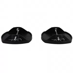Support plates for extension supports caravan trailer 2 pieces