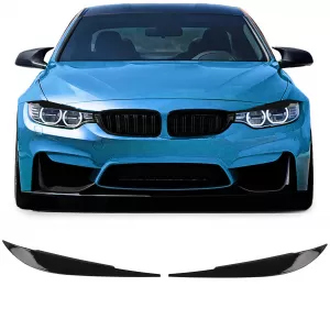 image-64-Fényszóró szemöldök Evil Eye fényes fekete BMW 4-es F32 F33 F36