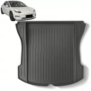 Trunk mat tray rear PREMIUM LINE suitable for Tesla Model 3 17-23