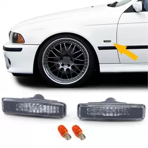 Side indicators Black Smoke suitable for 5 Series BMW E39 Sedan Touring 1995-2003
