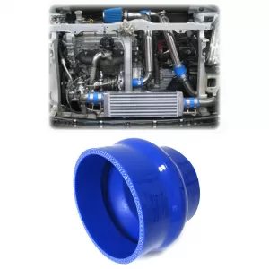 Silicone hose reducer with damper Ø76 to 89mm