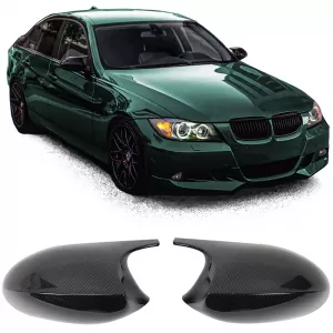 image-1-Csere visszapillantó tükör borítás karbon megjelenésű BMW 3-as E90 E91 facelift előtti