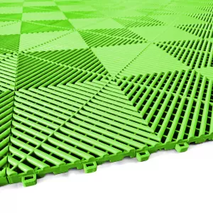 RAMROXX Performance floor tile garage floor floor light green 40x40cm
