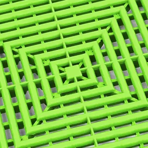 RAMROXX Performance floor tile garage floor floor light green 40x40cm