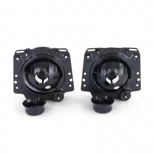 Black clear glass headlights smoke for VW Golf 2 83-91