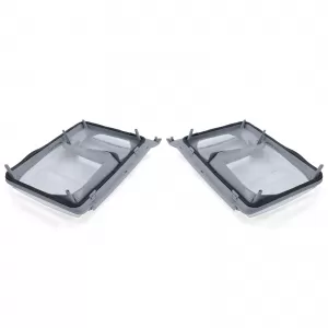 Headlight Lens Diffuser Pair Left Right for Mercedes W124 89-93