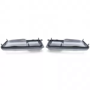 Headlight Lens Diffuser Pair Left Right for Mercedes W124 89-93