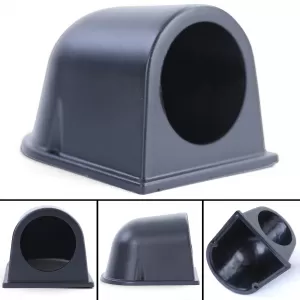Dashboard mount for 1 additional gauge 52mm black matte