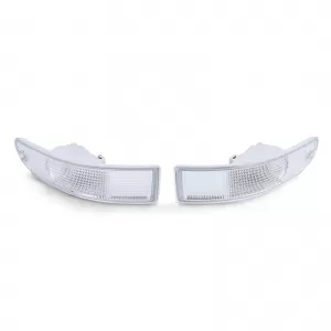 Front indicator clear white pair for Porsche 911 993 93-97