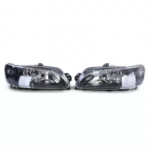 Peugeot 306 97- fényszórók, fekete, tiszta üveg, pár-image-6194541