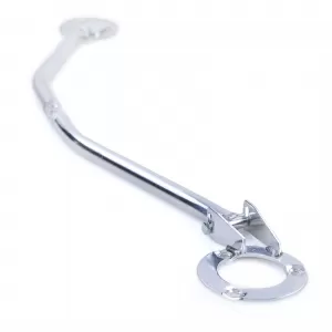 Aluminum front strut bar 3-piece polished suitable for BMW 3 Series E46 316 318 from 98