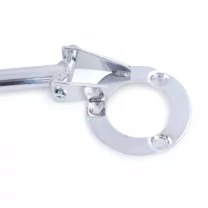 Aluminum front strut bar 3-piece polished suitable for BMW 3 Series E46 316 318 from 98