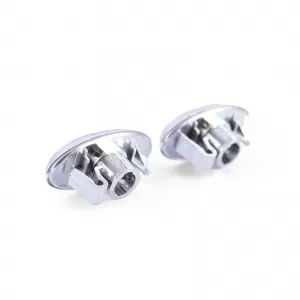 Side indicators clear glass chrome pair for Citroen C2 C3 C5 Xsara N1 N2 N68