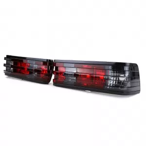 Red Black Crystal Tail Lights for Mercedes 190 W201 1982-1993