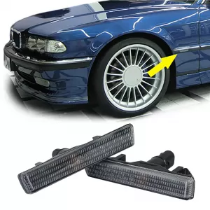 Side indicators black smoke suitable for 7 Series BMW 38 1994-2001