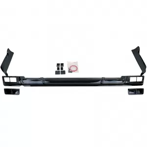 Diffusore posteriore sportivo lucido nero adatto per Ford Tourneo Transit Custom dal 2023-image-6194744