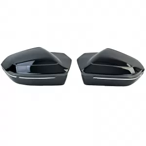 Mirror cap set for replacement Gloss Black fits 5 Series BMW G60 G61 from 2023