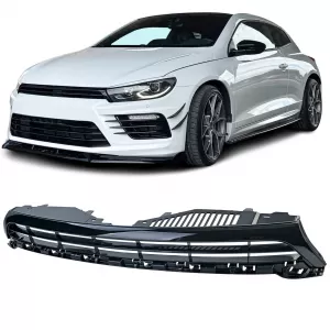 Sport grille black gloss fits for VW Scirocco III facelift 2014-2017