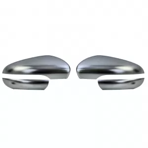 Mirror Caps Aluminum Look Matte Mirror Covers 4-piece for VW Golf 6 2008-2012
